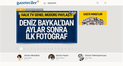 Desktop Screenshot of gazeteciler.com